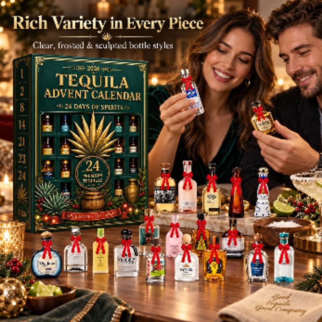 Mini Tequila Bottle Advent Box